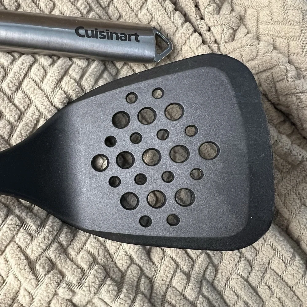 New Cuisinart FusionPro Line‎ Slotted Spoon And Spatula 2 pcs Set Kitchenware